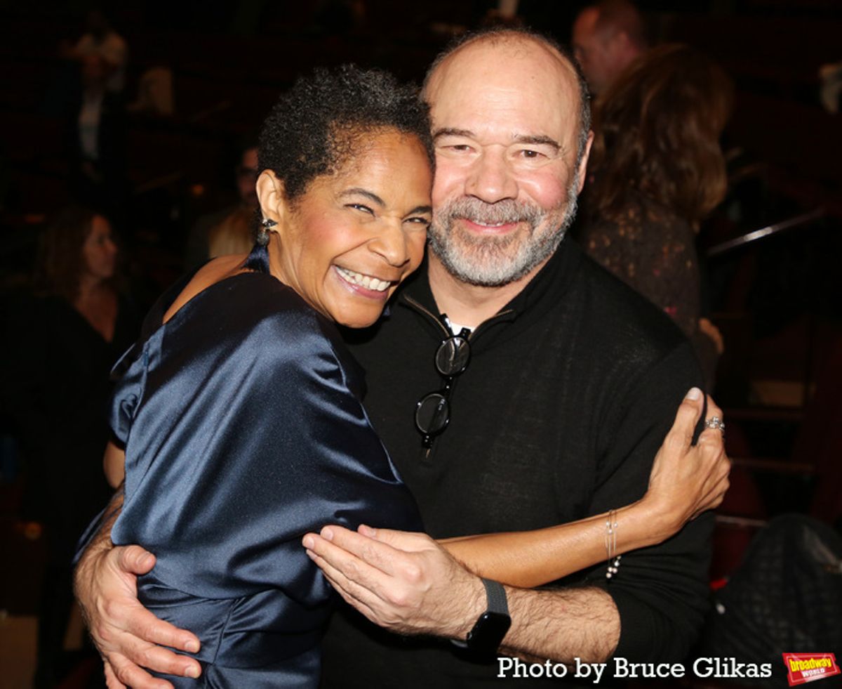 Allyson Tucker Mitchell and Danny Burstein  at 
