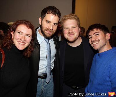 Katie Birenboim, Ben Platt, Henry Platt and Noah Galvin Photo