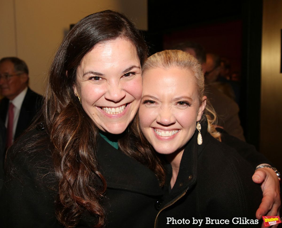 Lindsay Mendez and Patti Murin at 