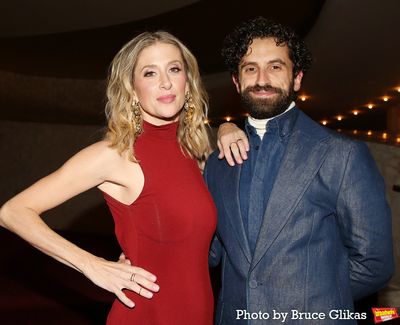 Caissie Levy and Brandon Uranowitz Photo