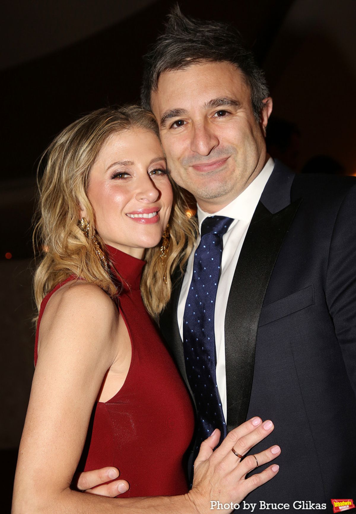 Caissie Levy and David Reiser at 