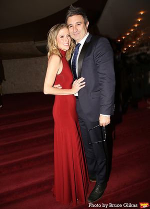 Caissie Levy and David Reiser  Photo