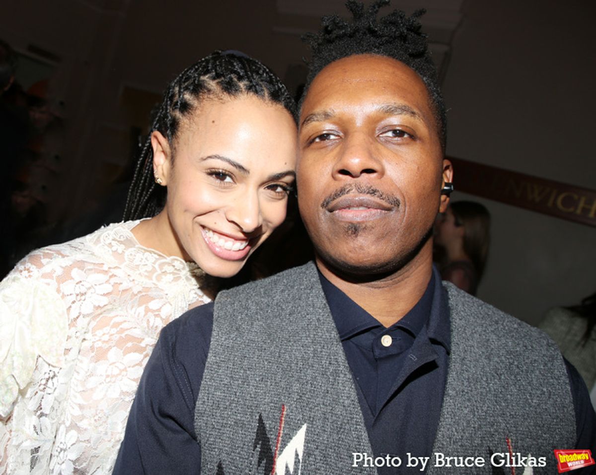 Nicolette Robinson Odom and Leslie Odom Jr. at 