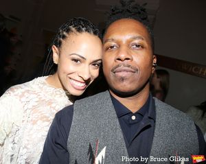 Nicolette Robinson Odom and Leslie Odom Jr. @ BroadwayWorld Nicolette Robinson Odom and Leslie Odom Jr. Photo