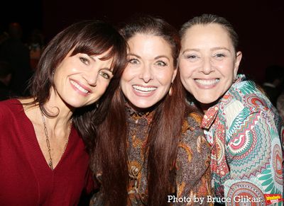 Carla Gugino, Co-Producer Debra Messing and Camryn Manheim Photo