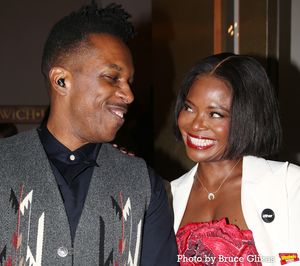Leslie Odom Jr. and Lead Producer LaChanze Photo