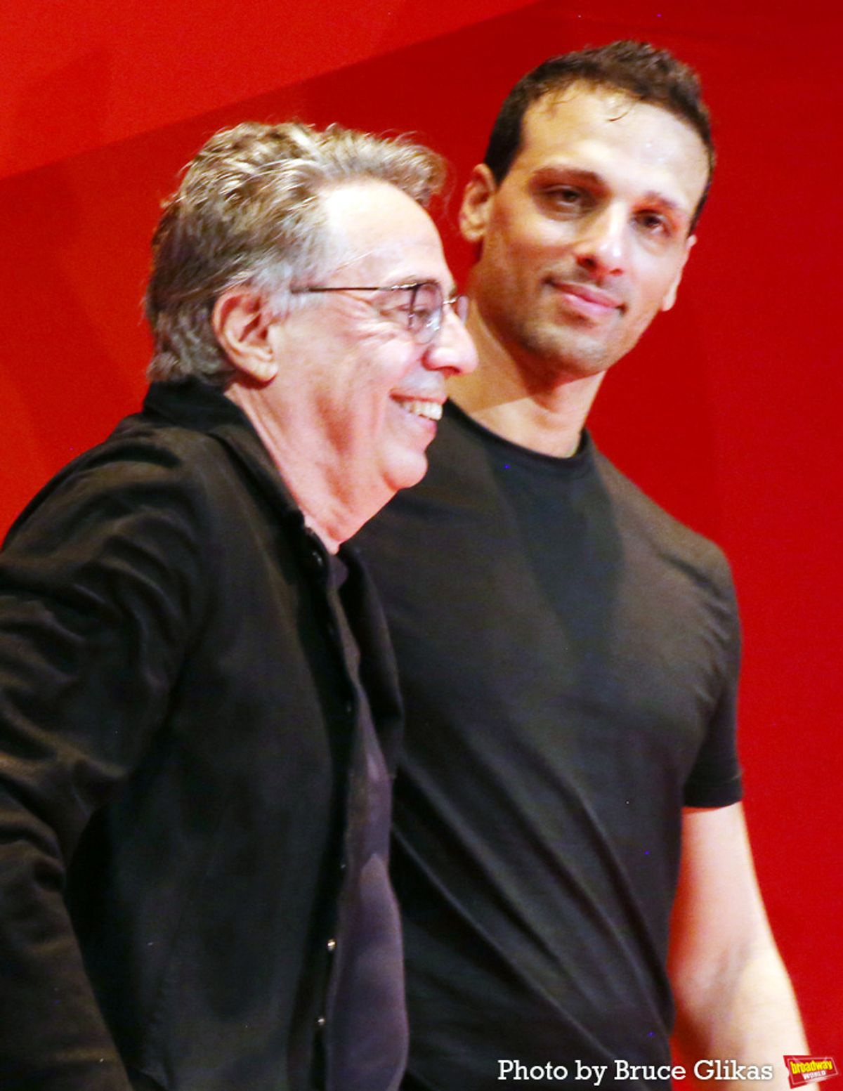 Director Tony Taccone and Ari'el Stachel at 