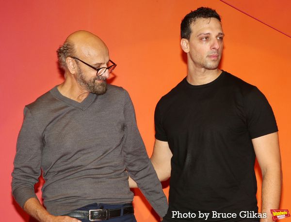 Aaron Yeshayahu and son Ari'el Stachel  Photo