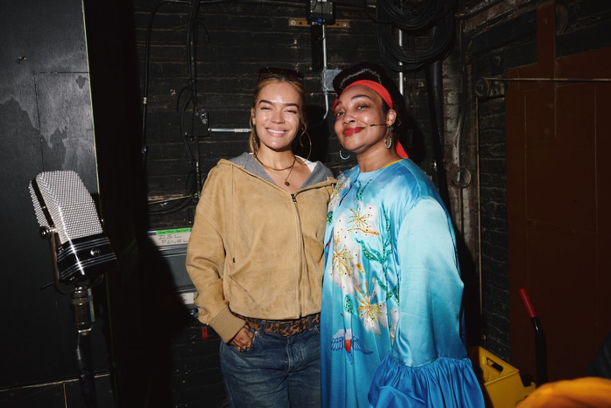 Karol G. and Natalie Venetia Belcon  at 