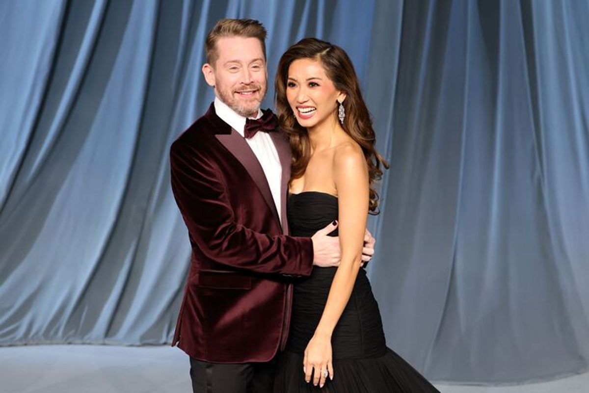Macaulay Culkin and Brenda Song  at 