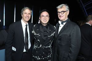 Walter Salles, Bowen Yang, and Wim Wenders  Photo