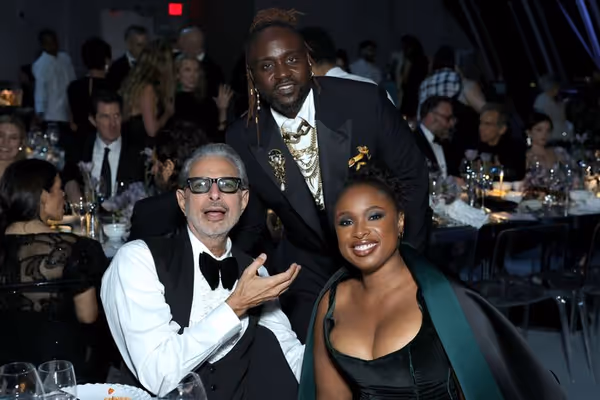 Jeff Goldblum, Brian Tyree Henry, and Jennifer Hudson  Photo