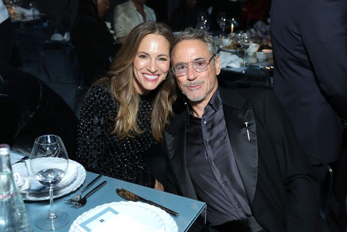 Susan Downey and Robert Downey Jr.  at 