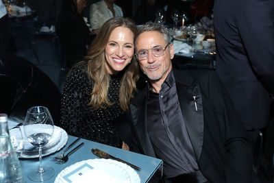 Susan Downey and Robert Downey Jr.  Photo