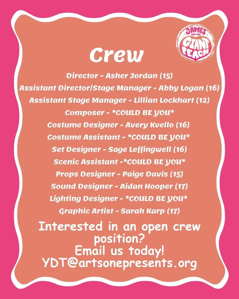 Review: JAMES AND THE GIANT PEACH with Arts One Presents at The Medium in Springdale  Image