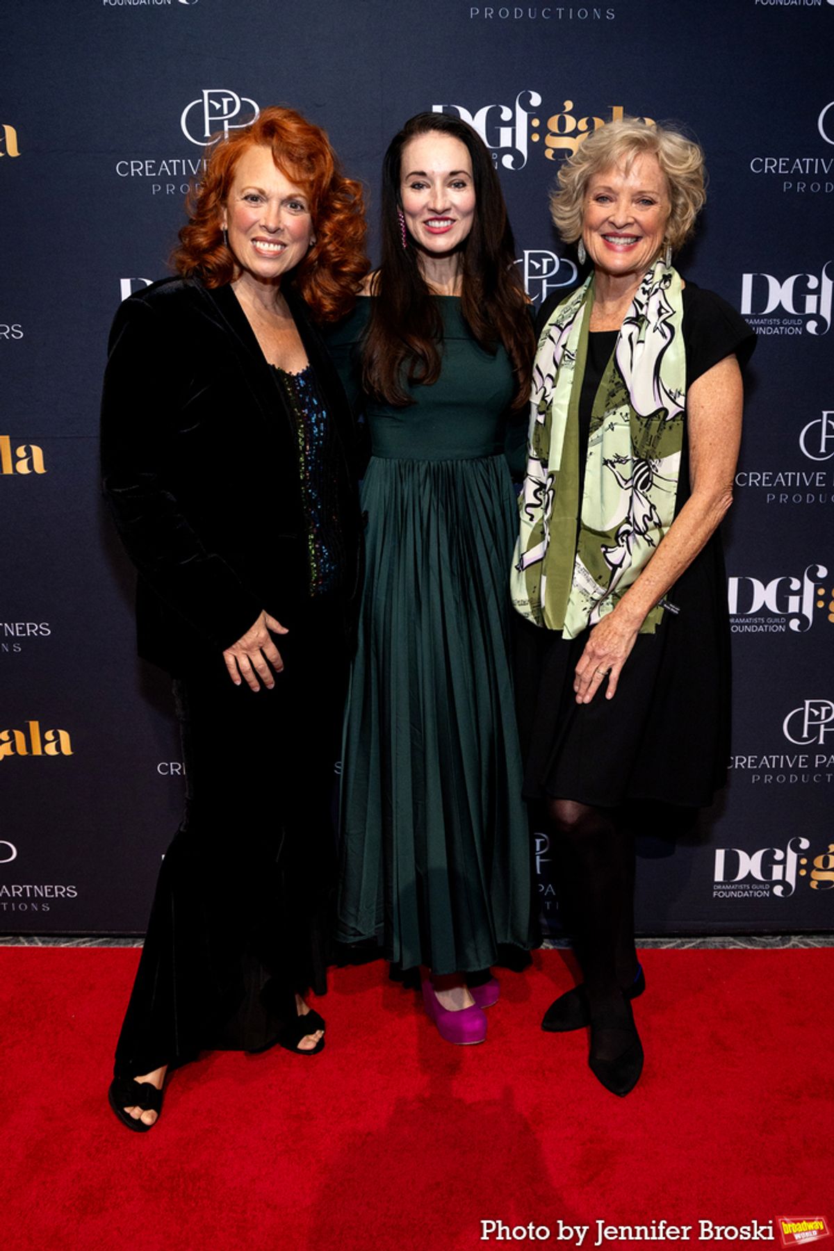 Carolee Carmello, Elizabeth A. Davis, Christine Ebersole at 