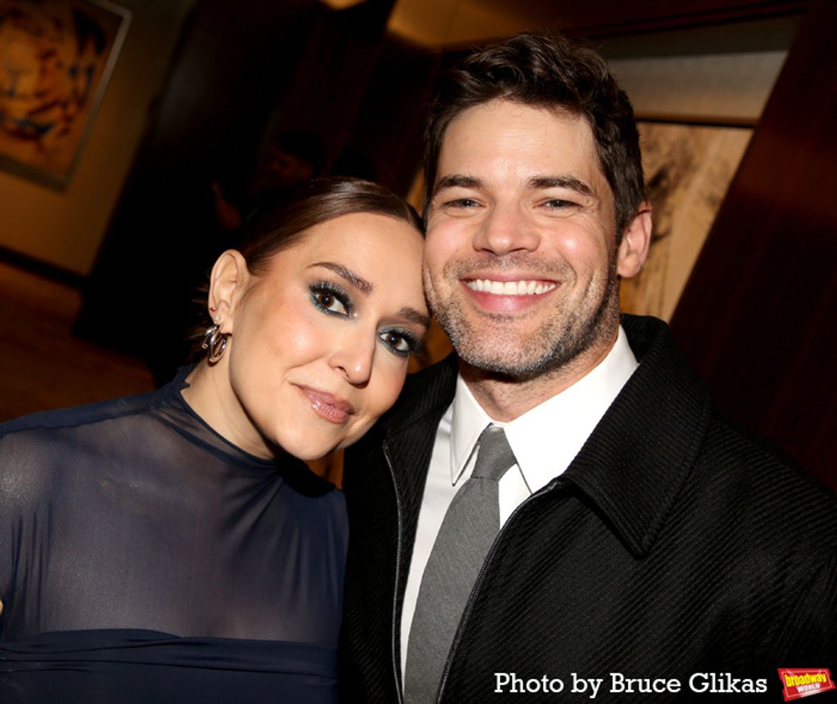 Jessica Vosk and Jeremy Jordan at 