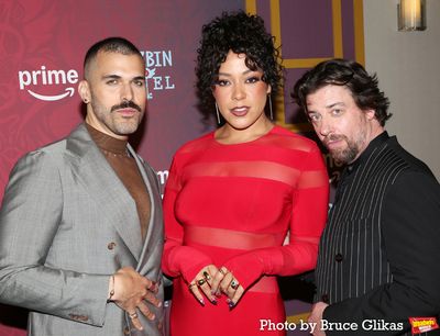 Joel Perez, Lilli Cooper and Christian Borle Photo
