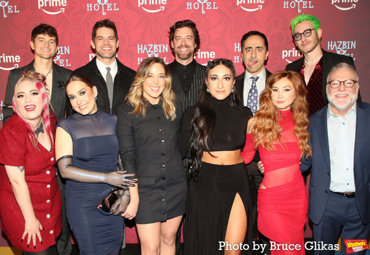  Vivienne Medrano, Blake Roman, Jessica Vosk, Jeremy Jordan, Erika Henningsen, Christian Borle, Krystina Alabado, Amir Talai, Kimiko Glenn, Sam Haft and Richard Horvitz at 