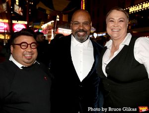Don Darryl Rivera, James Monroe Iglehart and Dawn Phelps Photo
