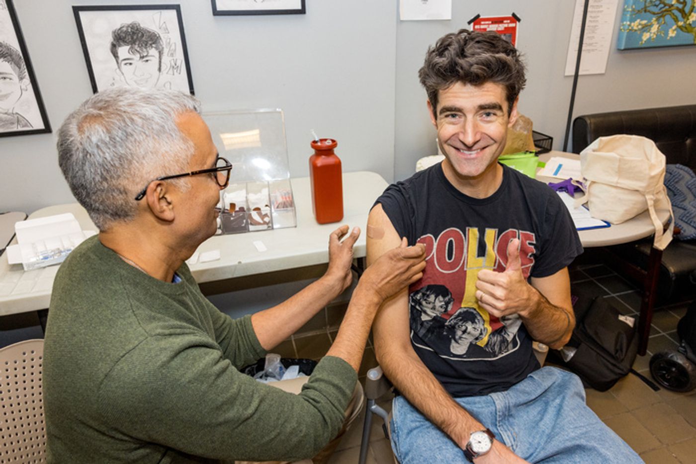 Photos: Entertainment Community Fund Provides Flu Shots to Broadway Community Photos: Entertainment Community Fund Provides Flu Shots to Broadway Community Image