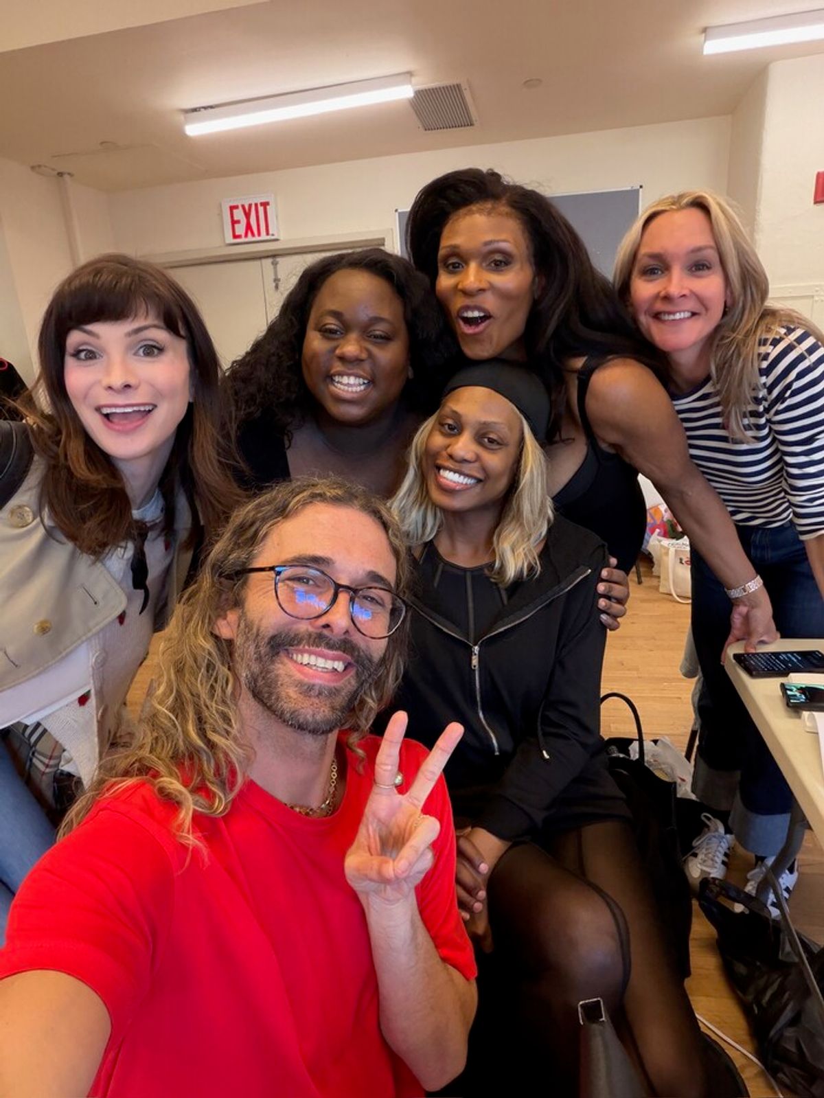 Dylan Mulvaney, Jonathan van Ness, Alex Newell, Laverne Cox, Peppermint at 