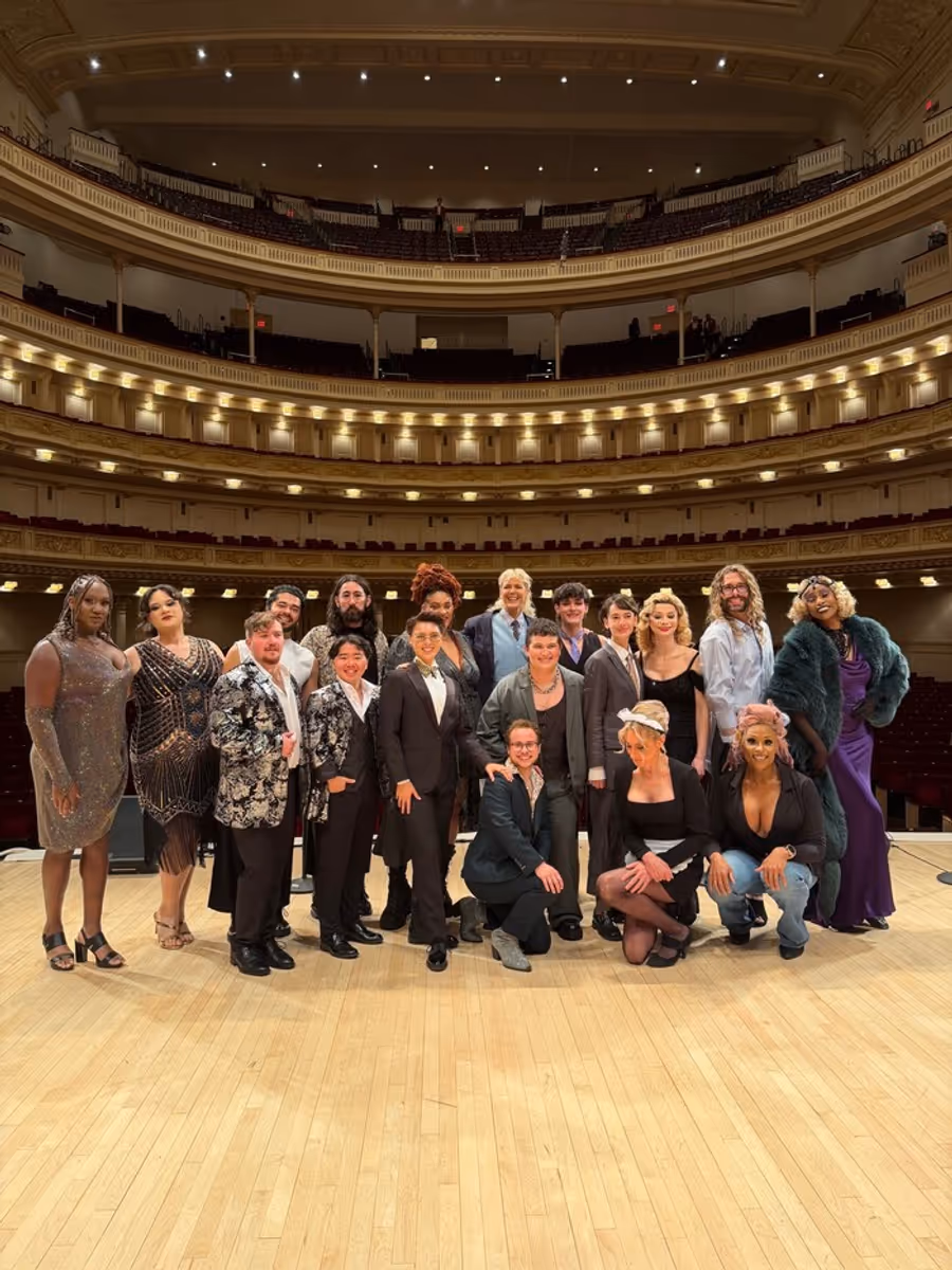 Exclusive: Jonathan Van Ness Backstage at THE DROWSY CHAPERONE at Carnegie Hall  Image