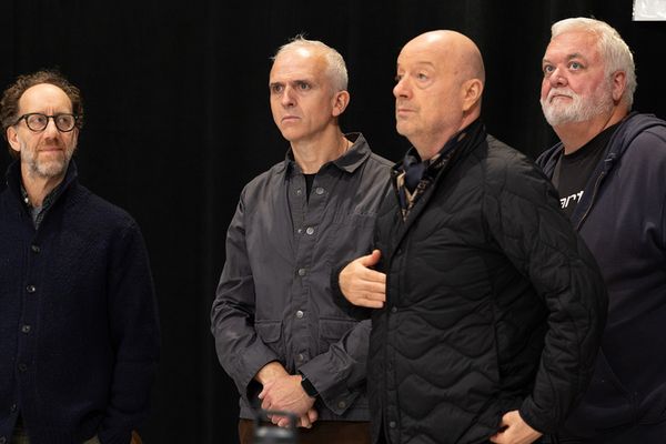 Joey Slotnick, Gregory Linington, Yasen Peyankov and John Lister Photo