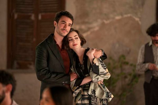 Eugenio Franceschini, Lily Collins  Photo