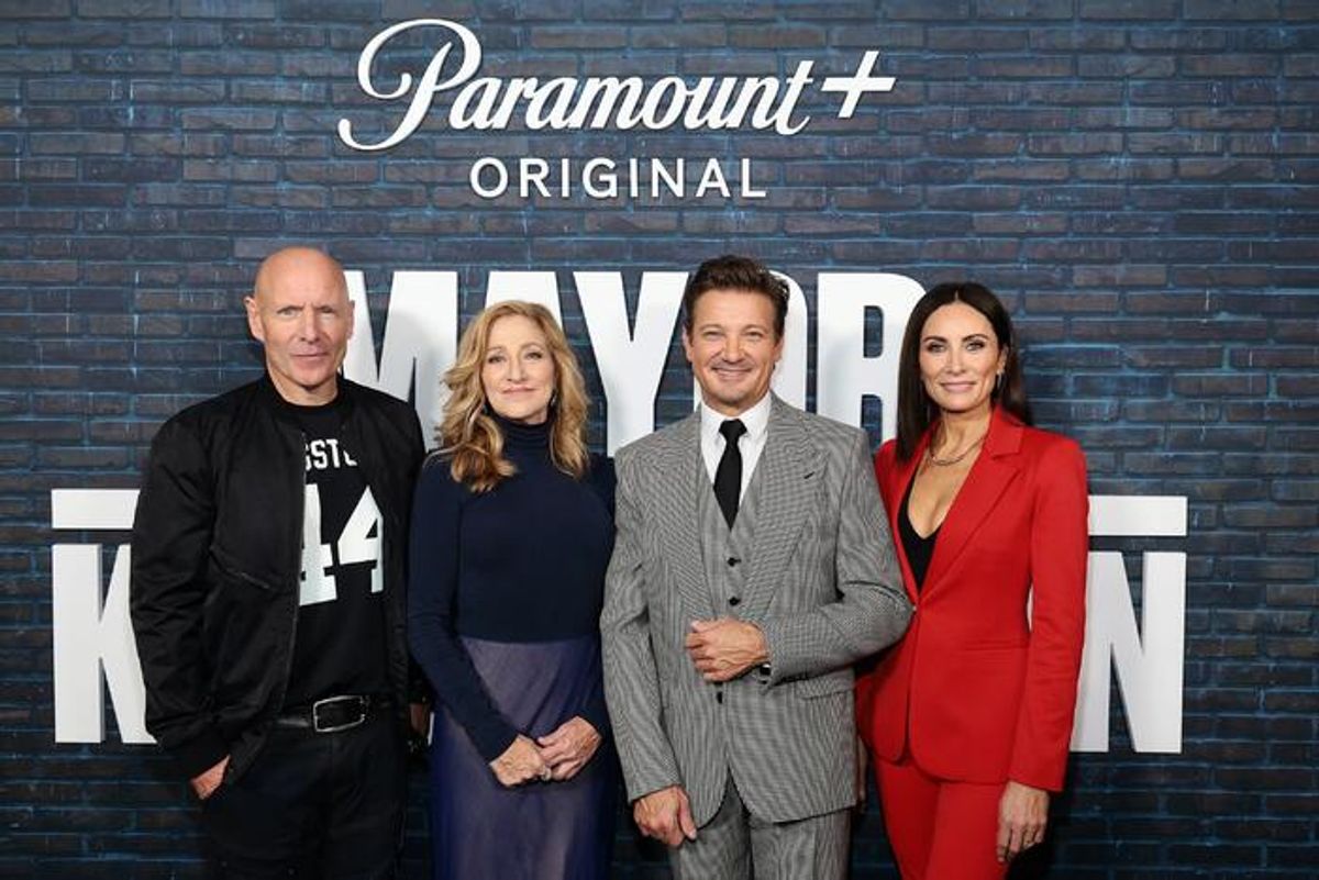Hugh Dillon, Edie Falco, Jeremy Renner, and Laura Benanti at 