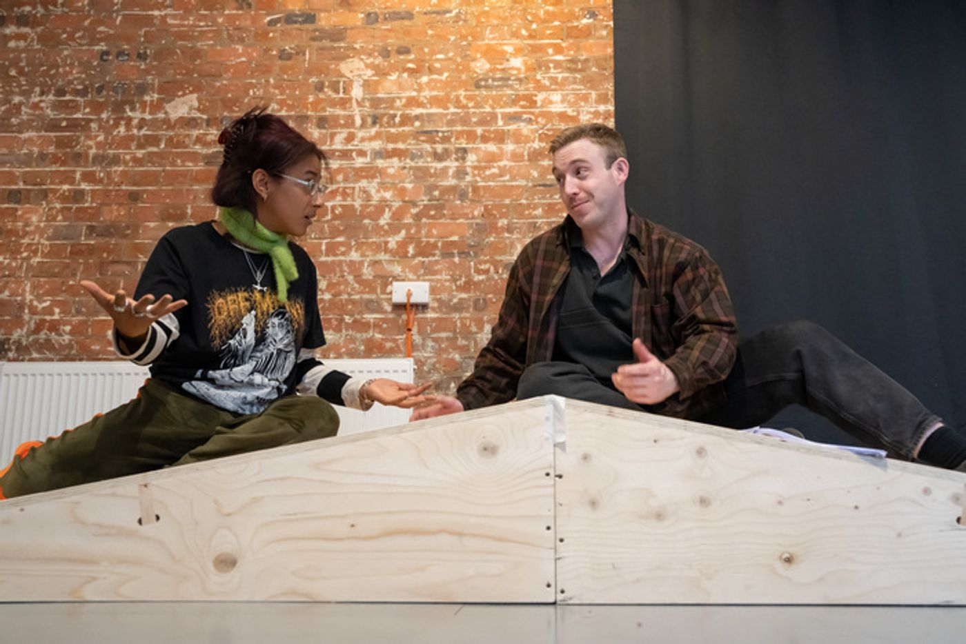 Photos: In Rehearsal for THIS LITTLE EARTH At Arcola Theatre  Image