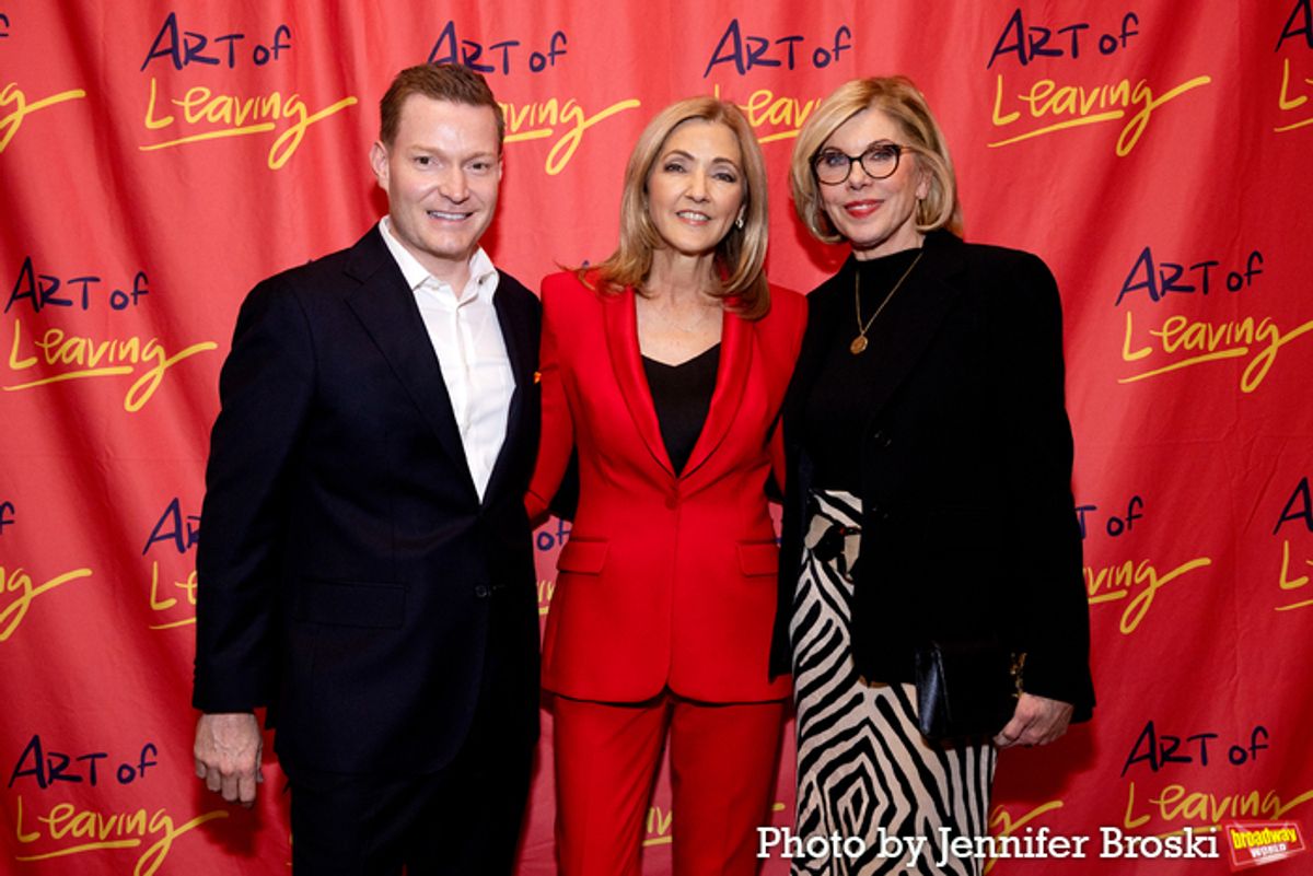 Nick Schmit, Chris Jansing, Christine Baranski at 