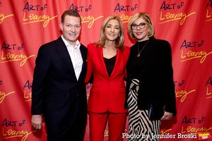 Nick Schmit, Chris Jansing, Christine Baranski Photo
