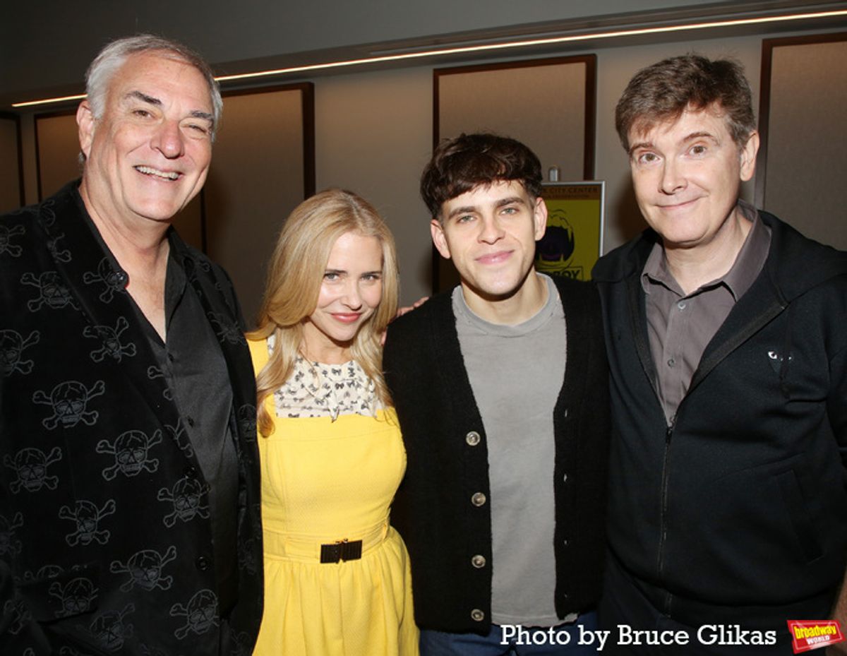 Book Writer Keythe Farley, Kerry Butler, Taylor Trensch and Composer Laurence O’Keefe at 