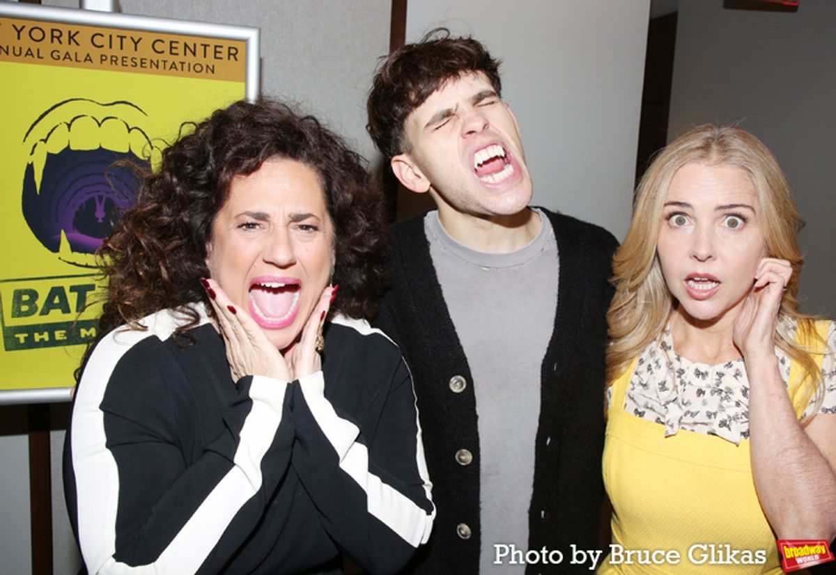 Marissa Jaret Winokur, Taylor Trensch and Kerry Butler at 