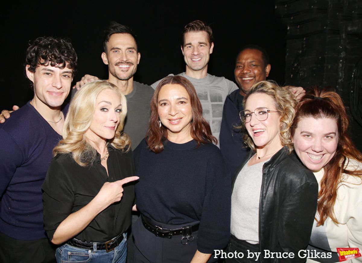 Julian Manjerico, Jane Krakowski, Cheyenne Jackson, Maya Rudolph, Martin Landry, John-Andrew Morrison,Jenn Harris and Hannah Solow at 