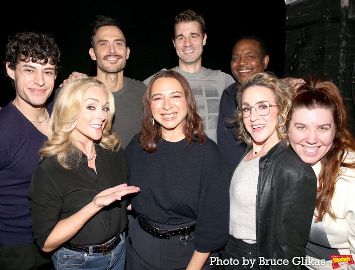 Julian Manjerico, Jane Krakowski, Cheyenne Jackson, Maya Rudolph, Martin Landry, John-Andrew Morrison,Jenn Harris and Hannah Solow at 