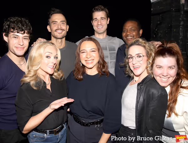 Julian Manjerico, Jane Krakowski, Cheyenne Jackson, Maya Rudolph, Martin Landry, John Photo
