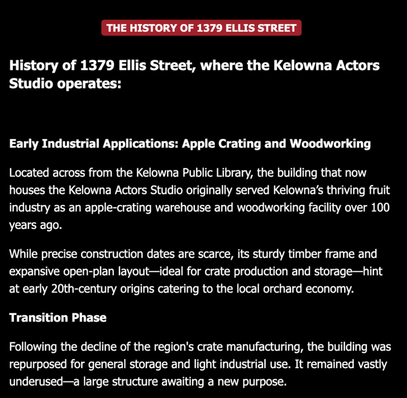 Stage Mag Spotlight: SWEENEY TODD at Kelowna Actors Studio Stage Mag Spotlight: SWEENEY TODD at Kelowna Actors Studio Image