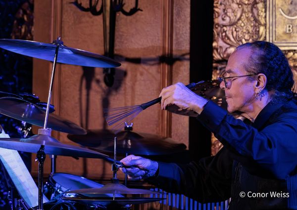 Rex Benincasa on drums. Photo credit: Conor Weiss Photo