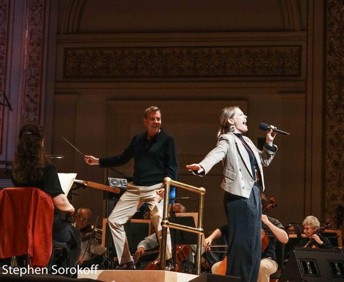Photos: Hugh Panaro, Elizabeth Stanley, and The New York Pops Rehearse FROM STAGE TO SCREEN at Carnegie Hall  Image