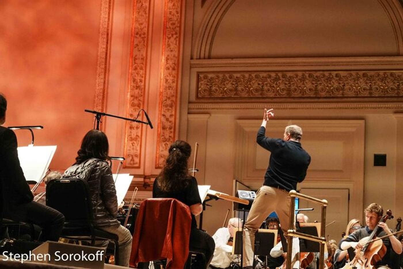 Photos: Hugh Panaro, Elizabeth Stanley, and The New York Pops Rehearse FROM STAGE TO SCREEN at Carnegie Hall  Image
