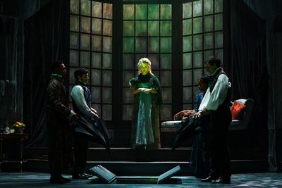 The cast of Mary Shelley''s Frankenstein. Photo by Avery Brunkus. Photo