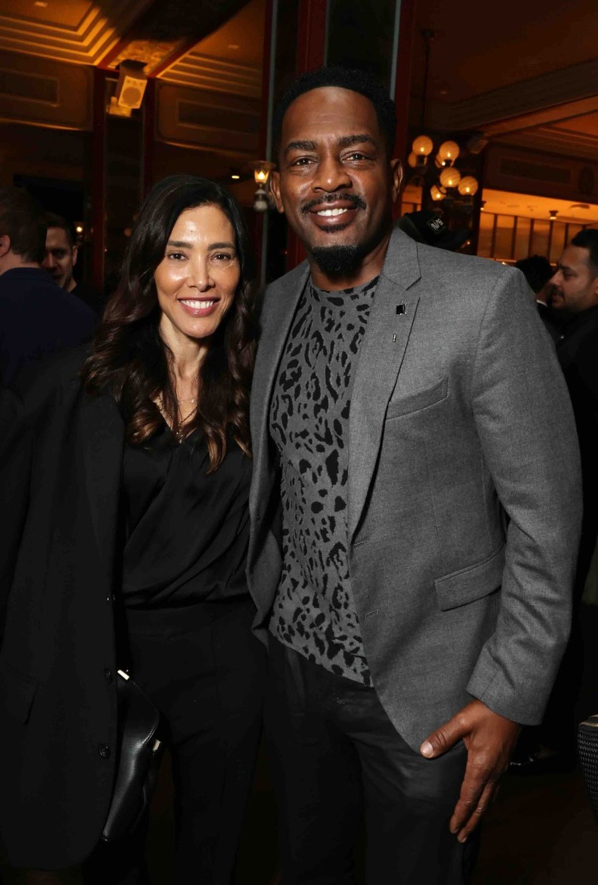 Kristen Baker Bellamy and Bill Bellamy  at 