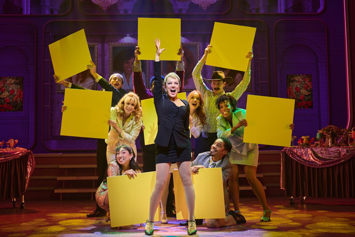 Kara Lindsay and the company at 