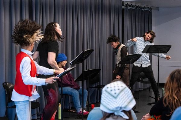 Janice Amaya, Nicola Gorham, Bekah Zornosa, Vico Ortiz, and Arturo Luiz Soria Photo