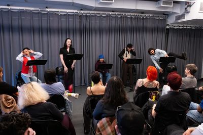 Janice Amaya, Nicola Gorham, Bekah Zornosa, Vico Ortiz, and Arturo Luiz Soria Photo