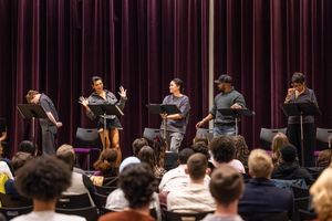 Reed Northrup, Justin David Sullivan, KO, Brian Michael Smith, and Sandra Caldwell @ BroadwayWorld Reed Northrup, Justin David Sullivan, KO, Brian Michael Smith, and Sandra Caldwell Photo