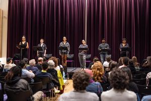 Reed Northrup, Justin David Sullivan, KO, Brian Michael Smith, and Sandra Caldwell @ BroadwayWorld Reed Northrup, Justin David Sullivan, KO, Brian Michael Smith, and Sandra Caldwell Photo