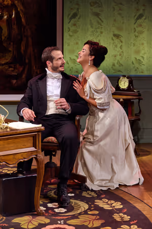 Bryan Fenkart and Courtney Reed Photo